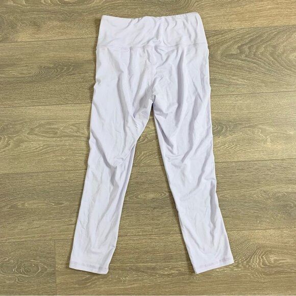 Joe Fresh Active Women's Capri Leggings High Rise cropped pants Lilac Purple XS - Picture 10 of 10